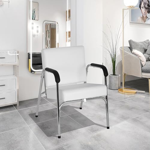 BLKMTY-Barber-Chair-Recline-Salon-Chair-Portable-Stylist-Chairs-Comfy-Shampoo-Chair-Hair-Stylist-Chair-for-Salon-Barbershop-Home-Beauty-Salon-Equipment-Max-Load-Weight-330-lbs-White