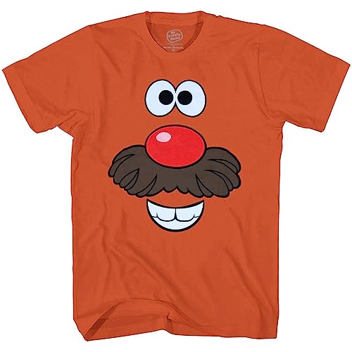 ANIMATION SHOPS Mr and Mrs Potato Head Face Costume T-Shirt (X-Large Mr Patato)