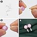 3 Pairs Hypoallergenic 925 Sterling Silver Earrings Posts Pearl Cup Pad Blank Earring Pin Studs with Silicone Earring Backs for Jewelry Making Findings