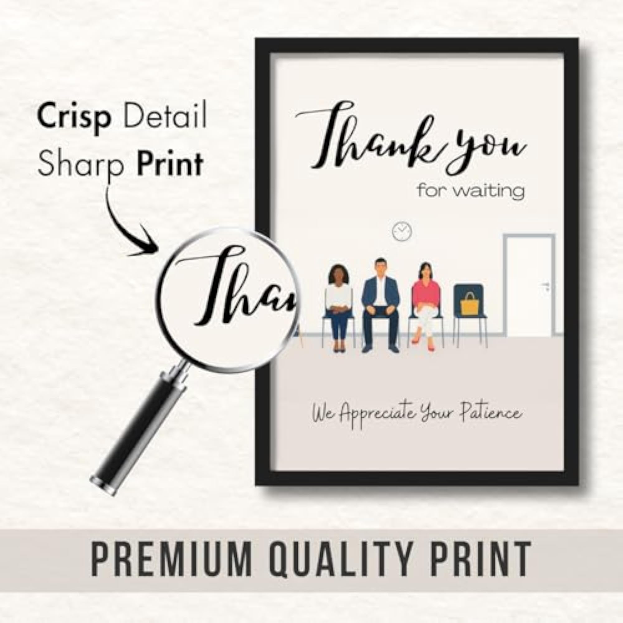 Waiting Area Wall Frame Poster