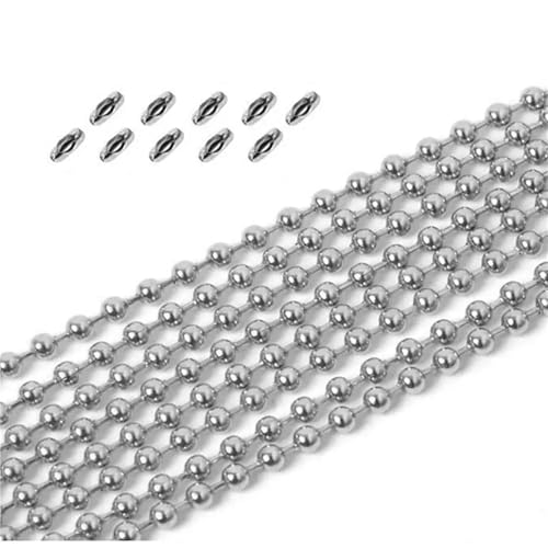 Chaîne pour store à enrouleur robuste en perles acier inoxydable multicolore 60cm - 3