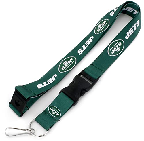 Lanyard New York Jets NFL aminco - Porte-badge tour de cou et cordon clé de football