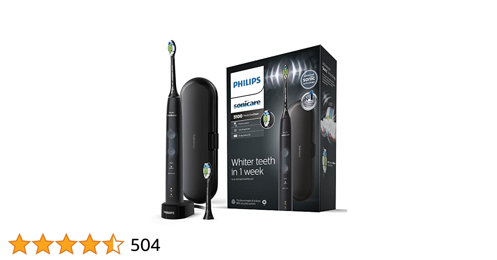 【新品・未開封】PHILIPS sonicare 5100 黒 d1c15b43-ac21-46df-97a9-