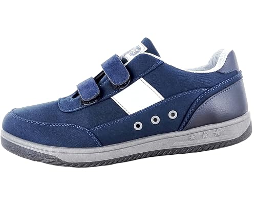 Cox Sneaker Uomo Calzature per Il Tempo Libero a Strappo Blu (Blu, Sistema Taglie Calzature EU, Adulto, Uomo, Numero, Media, 43)