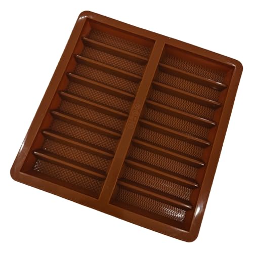 Molde de silicona para barras de chocolate con 16 huecos, resistente al calor, rectangular, para barras de chocolate con leche, ositos de goma, cubitos de hielo
