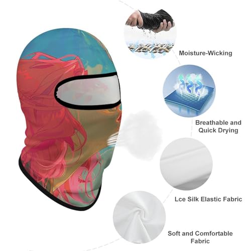 Balaclava Mask for Men Ski Mask for Women Glass Bowl Full Face Mask Face Cover for Cycling miniatura 3