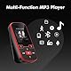 64GB mp3 Player Bluetooth 5.3 mit Clip,Music MP3-Player Kinder HiFi-Sport-Musikplayer, 1,5 Zoll MP3-Player-Bildschirm mit FM-Radio/Schrittzähler/Stimmenrecorder, wiegt nur 28g,TF-Karte bis zu 128G