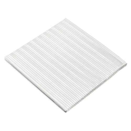 DECOMELODY 100個 銀色アルミ箔キャンディ包装紙 使いやすい保護機能付き お菓子やチョコレートのラッピングに パーティーや結婚式向け