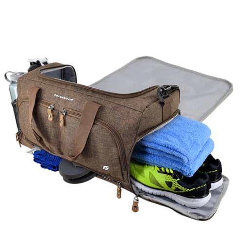 Image of Ultimate Gym Bag 2.0: The Durable Crowdsource Designed Duffel Bag with 10 Optimal Compartments Including Water Resistant Pouch