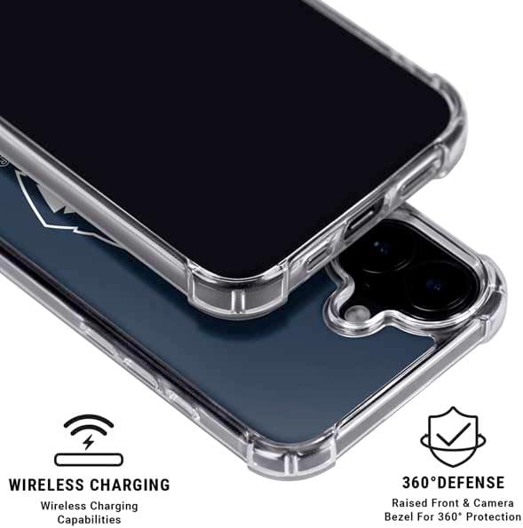 Skinit Phone Case Compatible with MagSafe iPhone 16 - Officially Licensed University of Connecticut Huskies Design