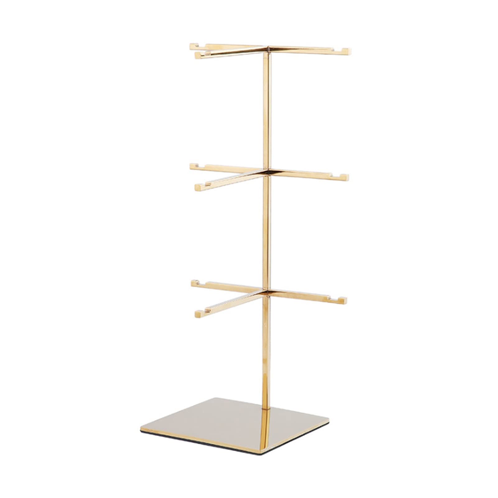 Brillenhalte Gläser Brillen Metall Gold Schwarz Display Ständer Regal Gläsern Display Show Stand Halter Rack 5 Größen Optionen Brillenständer (Color : 1)