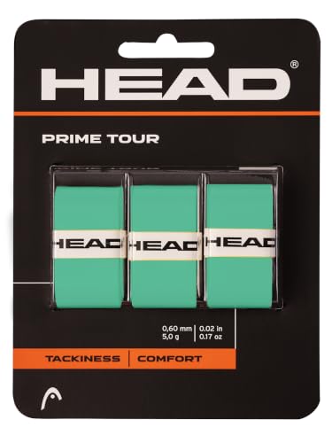 HEAD Prime Tour Overgrip, 3-Pack, Mint