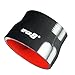 Upgr8 Universal 4-Ply High Performance Straight Reducer Coupler Silicone Hose (3.5"(89MM) to 4.0"(102MM), Black)
