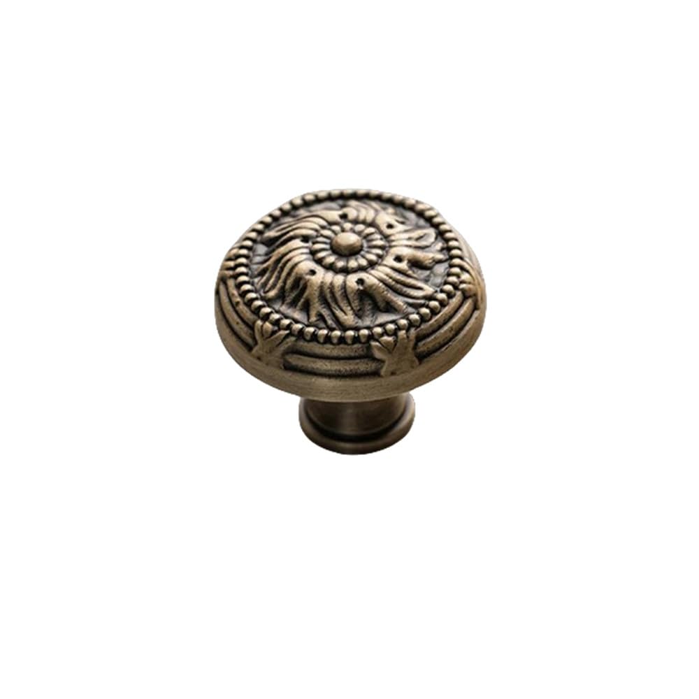 Armoire laiton massif 160 mm bronze bouton 32x29 mm style rétro C 7273