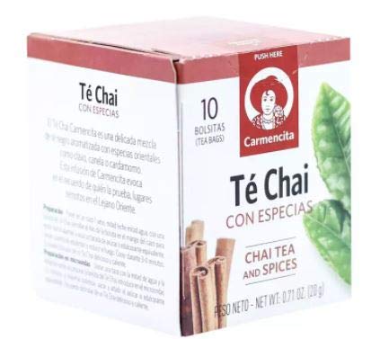 Té chai con especias 20g 10 saquitos