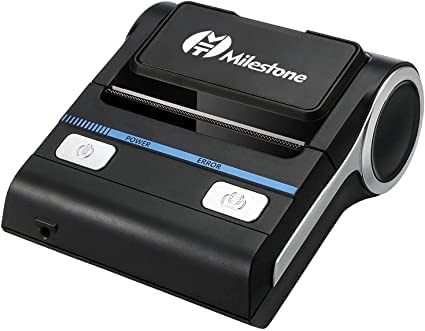Milestone MHT P8001 80mm Thermal Bluetooth Printer 3 Inch Receipt Bill Printer for Business, Restaurant Swiggy Zomato KOT, Shopping Mall, Mini Market_Pack of 1 (B0BQ2J93CD) Amazon Price History, Amazon Price Tracker