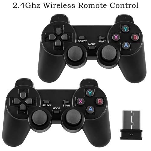 Image of Generic Wireless Console Retro Video Game for TV- 4K Ultra HD | Video Game Console | 21000+ Classic Games | 10 Emulators | Dual-Player Setup | 2.4G Wireless Game Stick for All Age Group