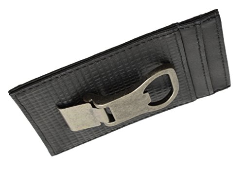 MARSHAL Genuine Leather Money Clip Front Pocket Wallet with Bottle Opener4