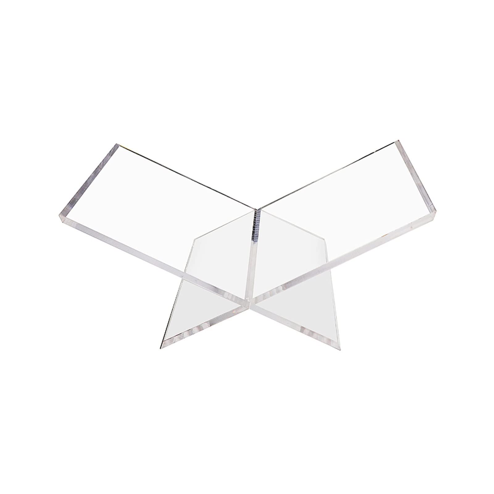 Sujetalibros de metacrilato transparente CHFYIJYHM para organizar revistas