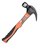 HARDEN 20 oz. Claw Hammer with Fiberglass Handle and Magnetic Nail Starter