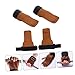 Yardwe Pull-up Hand Grips with Wrist Guard Non-Slip Palm Support for Weightlifting and Bodybuilding Lightweight Design for Men and Women Brown