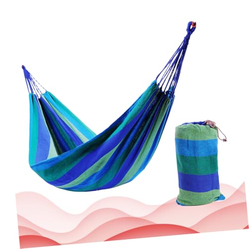 Hamac de camping double extérieur portable en toile résistante - 4