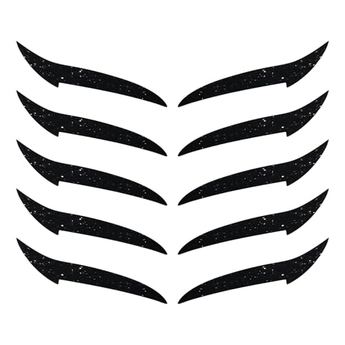 Pegatinas rellenables para delineador de ojos, tiras adhesivas de sombra de ojos, 10 unidades, pegatinas impermeables para actuaciones de baile y actuaciones en escenario