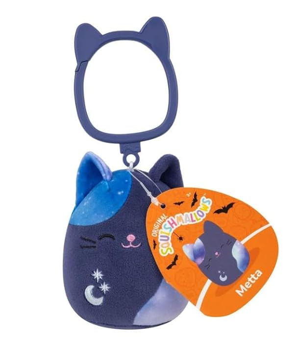 Squishmallows 3.5" Halloween Clip-On Metta The Cat by Squishmallows - Used condition - Image 2
