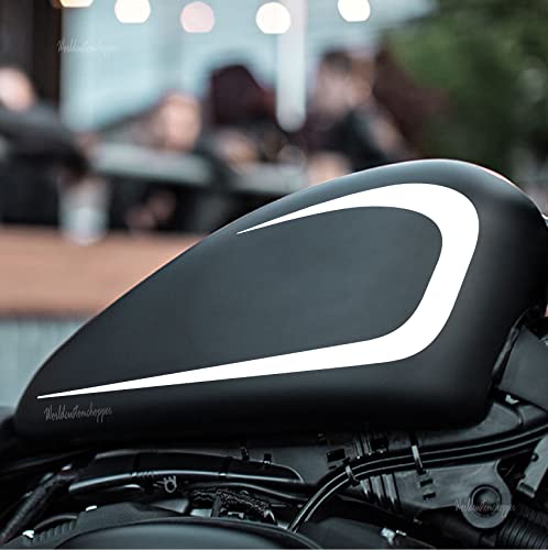 Stickers réservoir Harley Davidson 8L Custom Scallops pour sublimer votre moto