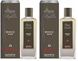 Agua de perfume para hombre Bronce, frasco 150 ml agua de perfume arrebatador (Paquete de 2)