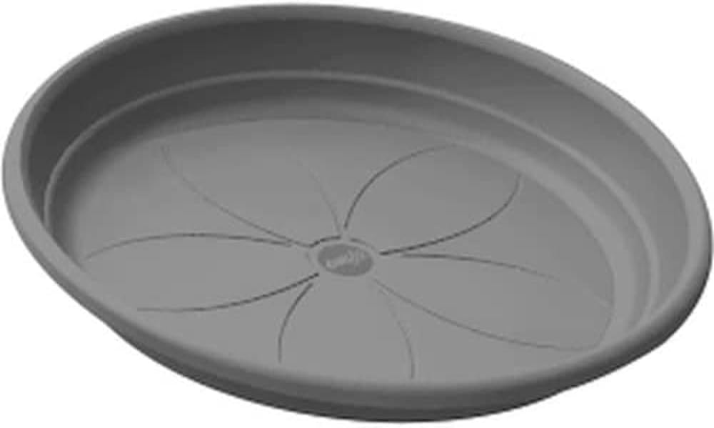 EMSA Flower Pot Tray, 33cm, Plastic, Granite Grey, City, 51761.8