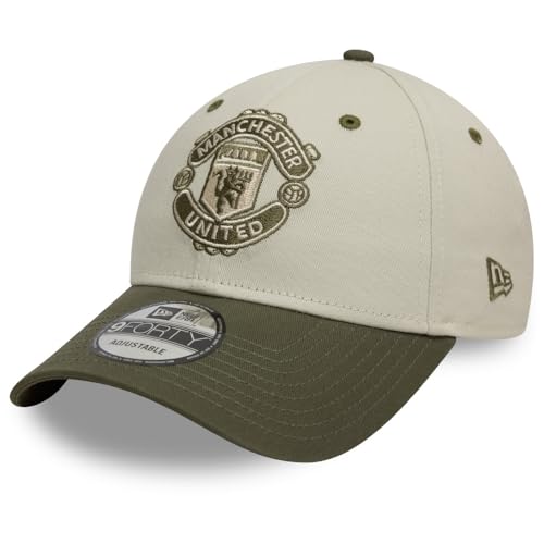 New Era 9Forty Adjustable Cap - Manchester United Ivory