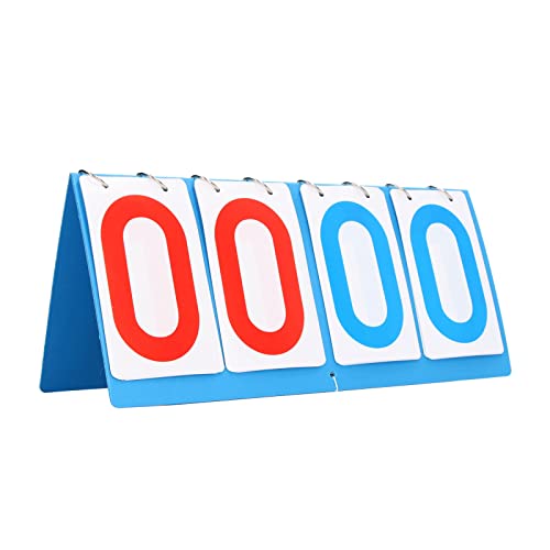 Tablero portátil con números rojos de 4 dígitos para voleibol y baloncesto 3