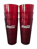 Supply Depot Coca Cola Restaurant Red Plastic Tumblers 16oz Carlisle, pack of 6