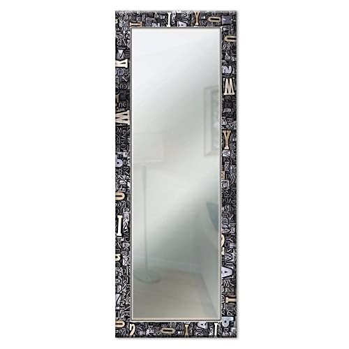 Lupia Specchio da parete lungo Moderno LETTERS