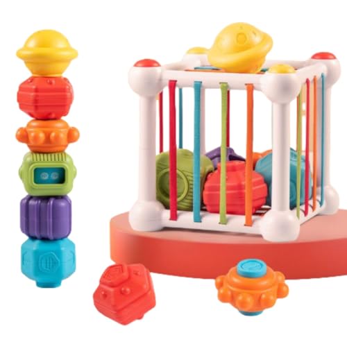 赤ちゃんの手の把握、ボールタッチ、ボールタッチ知覚玩具、6ヶ月のベビーマッサージ、赤ちゃんと幼児の玩具、形状の組み合わせ、知育玩具、赤ちゃんの玩具、知育玩具、早期教育、積み重ねゲーム玩具、図形認識、色認識、感覚玩具、楽器玩具、遊び、幼稚園の贈り物、出産祝い