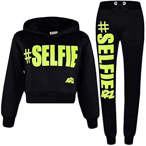 A2Z 4 Kids Girls Fleece Tracksuit Set Cover
