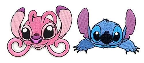 Stitch and Angel Embroidered 3 1/2