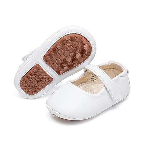 Image of PHIRAMIN Toddler Girl Mary Jane Dress Shoes-Little Girl School Uniform Shoes for Wedding Party
