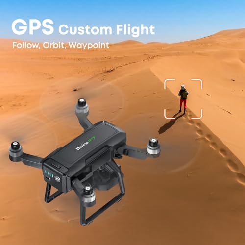 Image of Bwine F7GB2 Pro Drones with Camera for Adults 4K UHD Aerial, 3-Axis Gimbal, 10000FT Control, 75 Mins Flight Time with 3 Batteries, GPS Follow, Waypoint, Orbit Fly, Auto Return, Beginner Mode