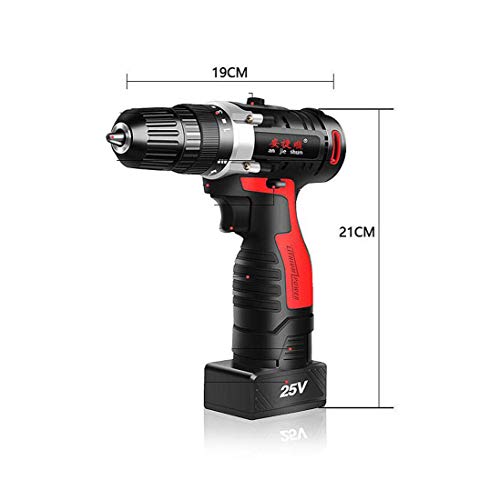 KUANDARYJ LED leuchtet Akku Bohrschrauber Einstellung mit Zwei Geschwindigkeiten Schnellladegerät Stufenloser… – Bild 6