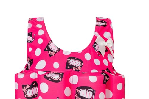 Image of Toddler Kids One-Piece Float Swimsuit with Adjustable Buoyancy UPF 50+ Sun Protection for Beach Pool Boys Girls