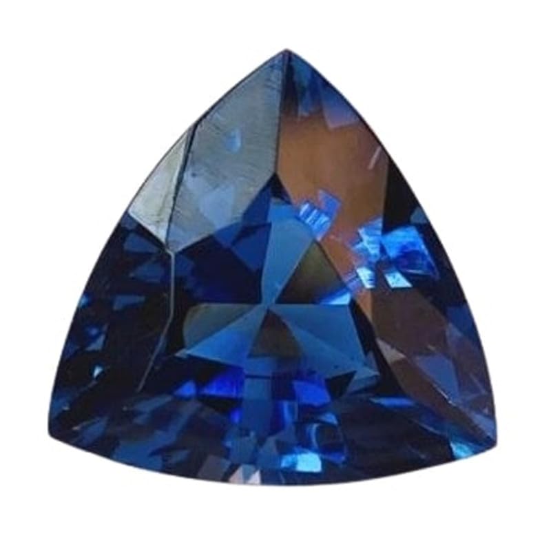 Tanzanite naturelle trillion 12mm pierre précieuse rare d'exception pour bague haut de gamme
