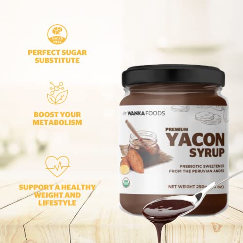 Wanka Foods Organic Yacon Syrup, Natural Sweetener Rich In Antioxidants thumb #2