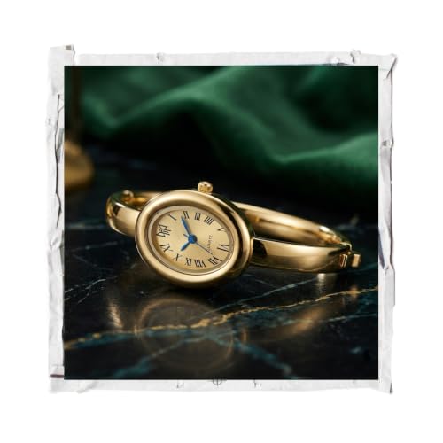 Image of WISEWALKER Women & Girls Premium Quality Oval Dial Bangle Bracelet Watch for Ladies Wrist Watch | Casual | Formal | Traveling | Party Watch for Women