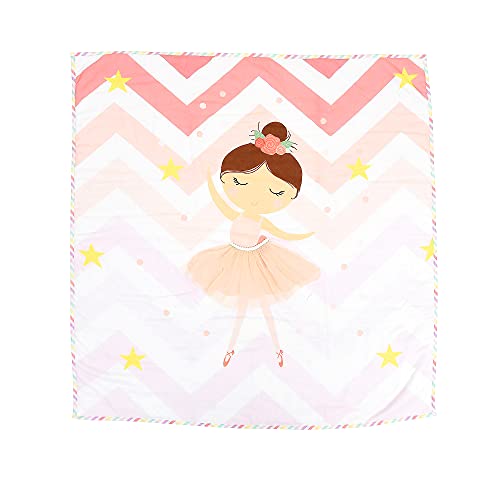 Image of Baby Jalebi Reversible Soft Organic Cotton Baby Blanket (Princess Tutu)