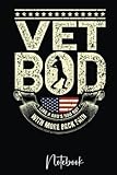  Vet Bod Funny Veteran: Veterans Notebook  Cool Soldier Grandfather American Army Pride Journal Mini Notepad (6\