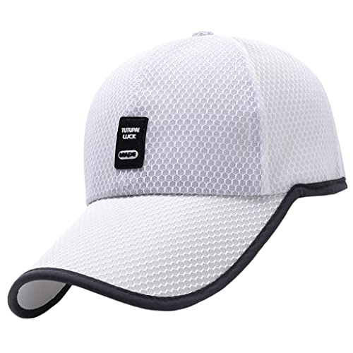 myaddiction Men Women Fashionable Outdoor Sports Comfortable Wear Snapback Baseball Cap Outdoor Sports Mesh Hat White Clothing, Shoes & Accessories | Mens Accessories | Hats