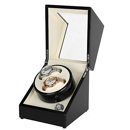 lahomie Caja de Enrollador de Reloj Automático Winder, 2 + 0 Reloj...
