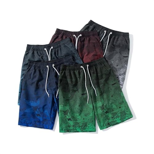 Shorts deportivos para hombre con tiro de 7 pulgadas miniatura 4
